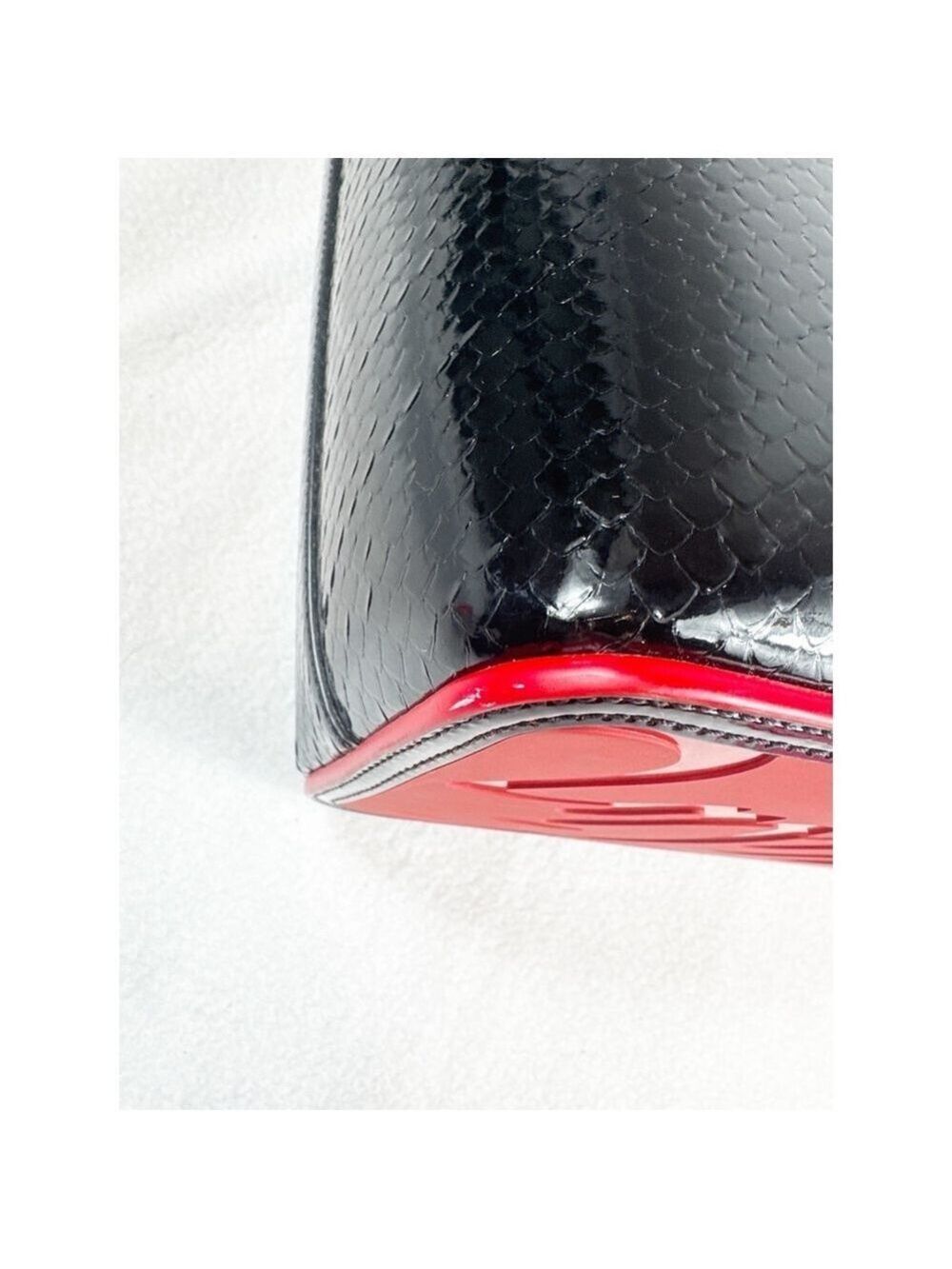 Christian Louboutin Large Cabata Birdy Tote – Black Patent - Picture 13 of 16